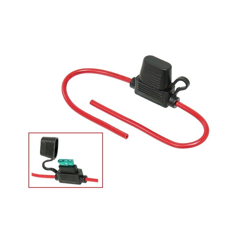 Psychic Gniazdo / Oprawa Bezpiecznika Płytowego 12V Wodoszczelne z Kablem (EL)