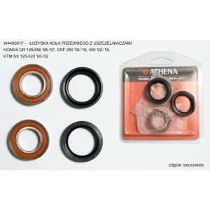 Łożyska koła przedniego do HONDA CR 125/250, CRF 250/450 oraz KTM SX 125-520