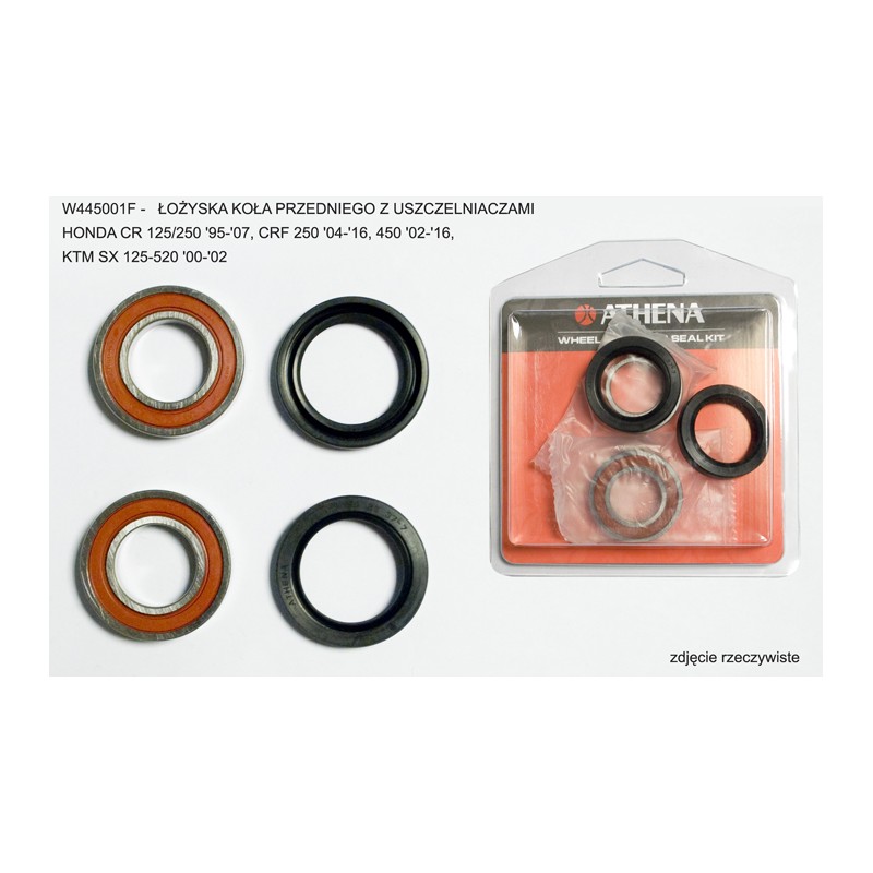 Łożyska koła przedniego do HONDA CR 125/250, CRF 250/450 oraz KTM SX 125-520