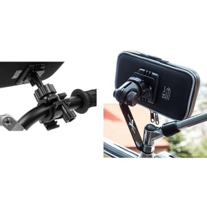 Komplet etui wodoodpornych z uchwytem na kierownicę do roweru - BIKETEC