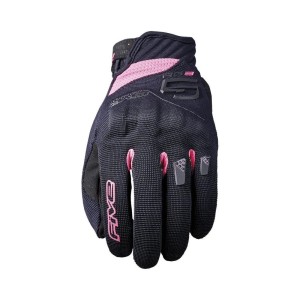 Rękawice tekstylne damskie Five Gloves RS3 EVO Woman czarno różowe r. 8