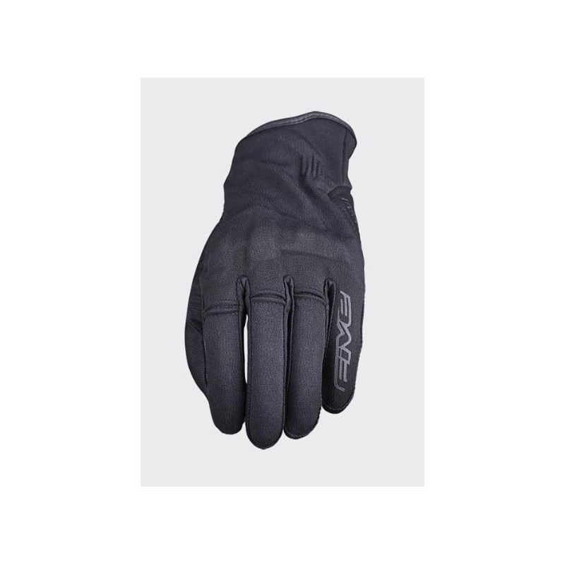 five gloves rękawice skórzano-tekstylne damskie flow woman kolor czarny rozmiar 7 (m)