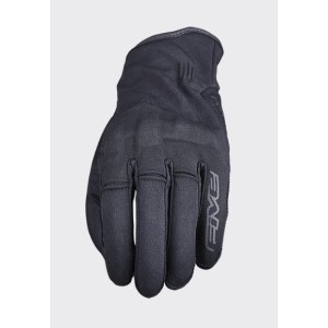 five gloves rękawice skórzano-tekstylne damskie flow woman kolor czarny rozmiar 8 (l)