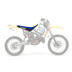 Pokrowiec na siedzenie Husqvarna 4T '95-'00 Traditional Niebieski Czarny