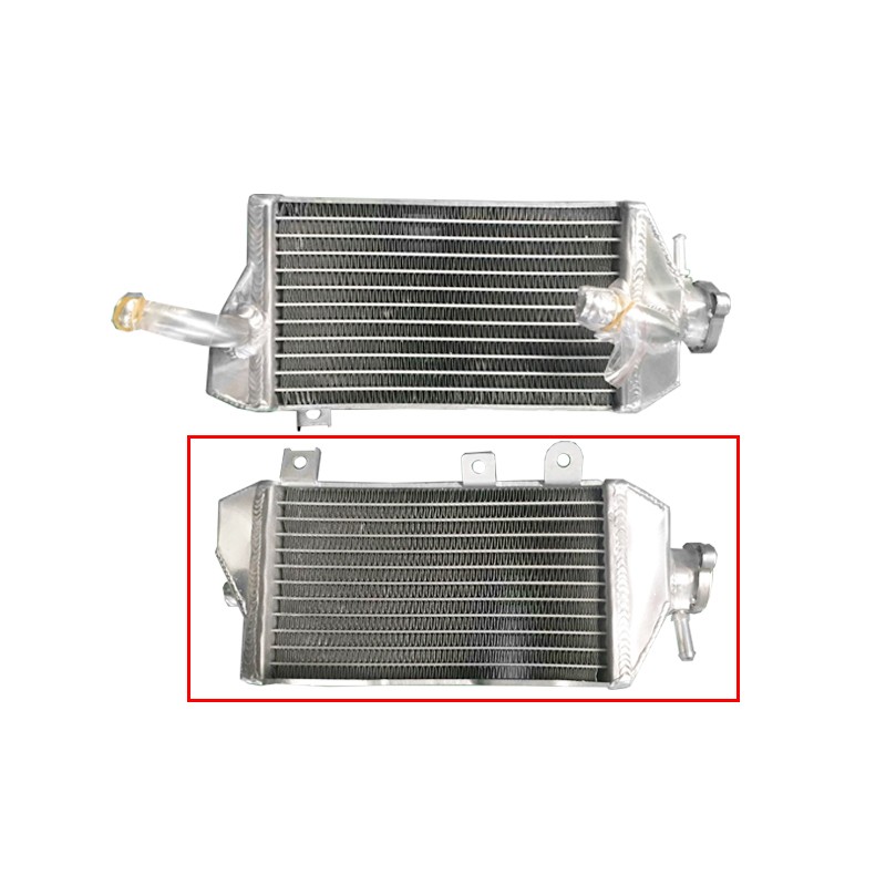 Psychic Chłodnica Kawasaki KXF 450 '16-18 Wzmacniana O Zwiększonej Pojemności Prawa