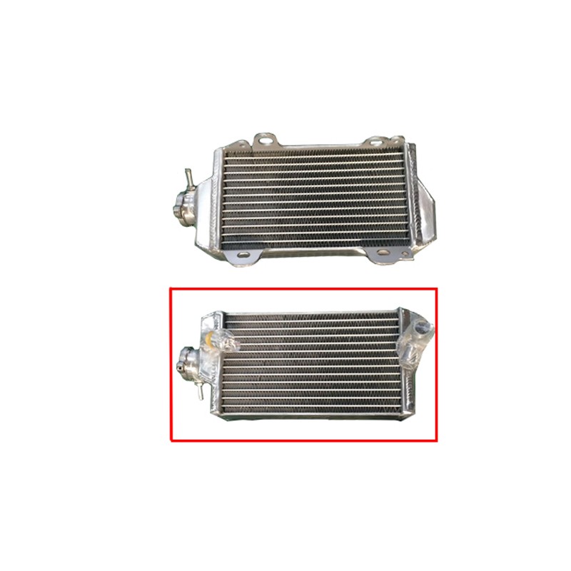 Chłodnica psychiczna Suzuki RMZ 450 '08-16 wzmocniona o zwiększonej pojemności prawa (szt.) (z korkiem)