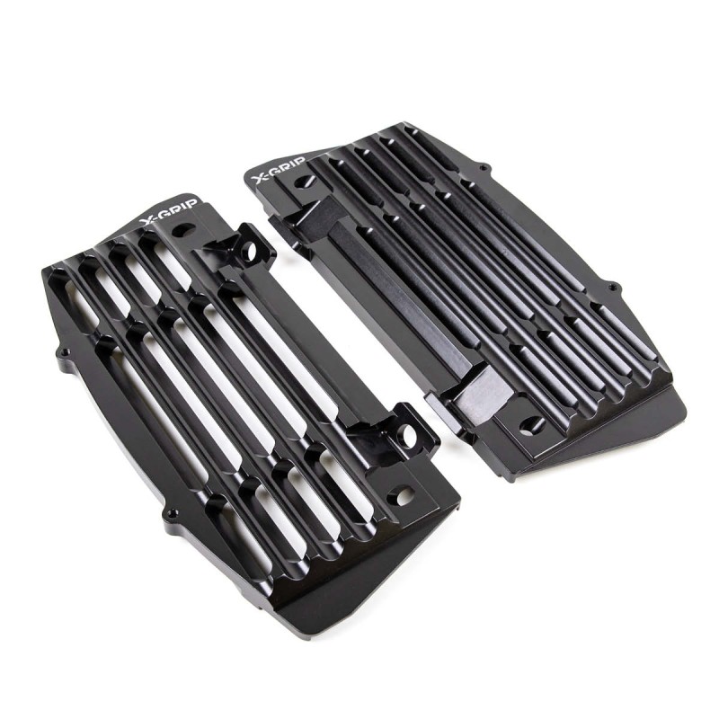 Osłony chłodnicy X-GRIP Air Force do GasGas EC '21-, Husqvarna '17-, KTM '17- - kolor czarny