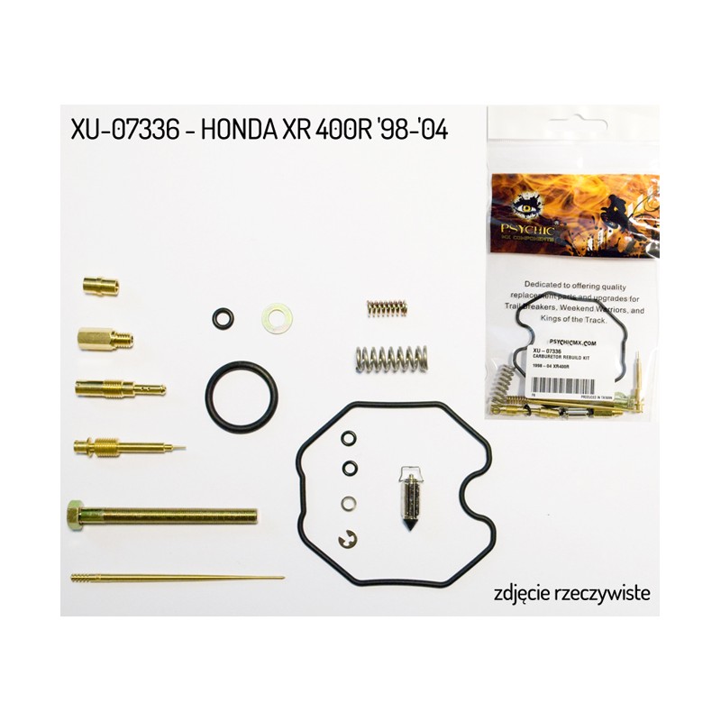 psychic zestaw naprawczy gaźnika honda xr 400r \'98-\'04 (26-1160) (na 1 gaźnik)