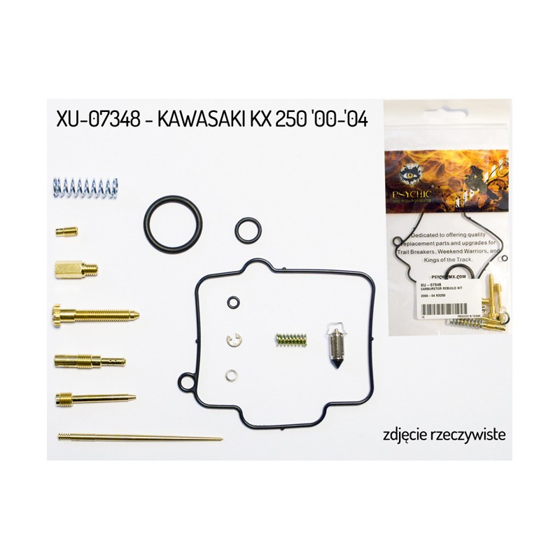 Psychic Zestaw Naprawczy Gaźnika Kawasaki KX 250 '00-'04 (26-1137)