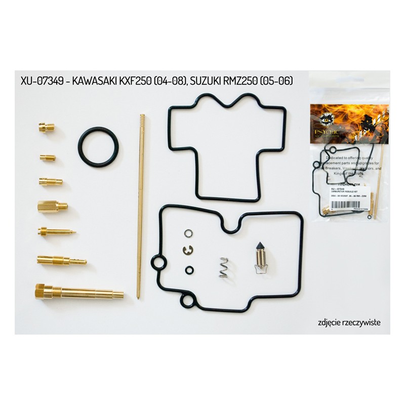 Psychic zestaw naprawczy gaźnika Kawasaki KXF 250 '04-'08, Suzuki RMZ 250 '05-'06 (26-1455)