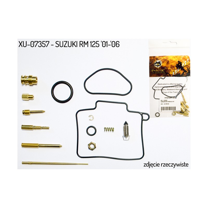 Zestaw naprawczy gaźnika Suzuki RM 125 '01-'06 (26-1124) - sklep motocyklowy