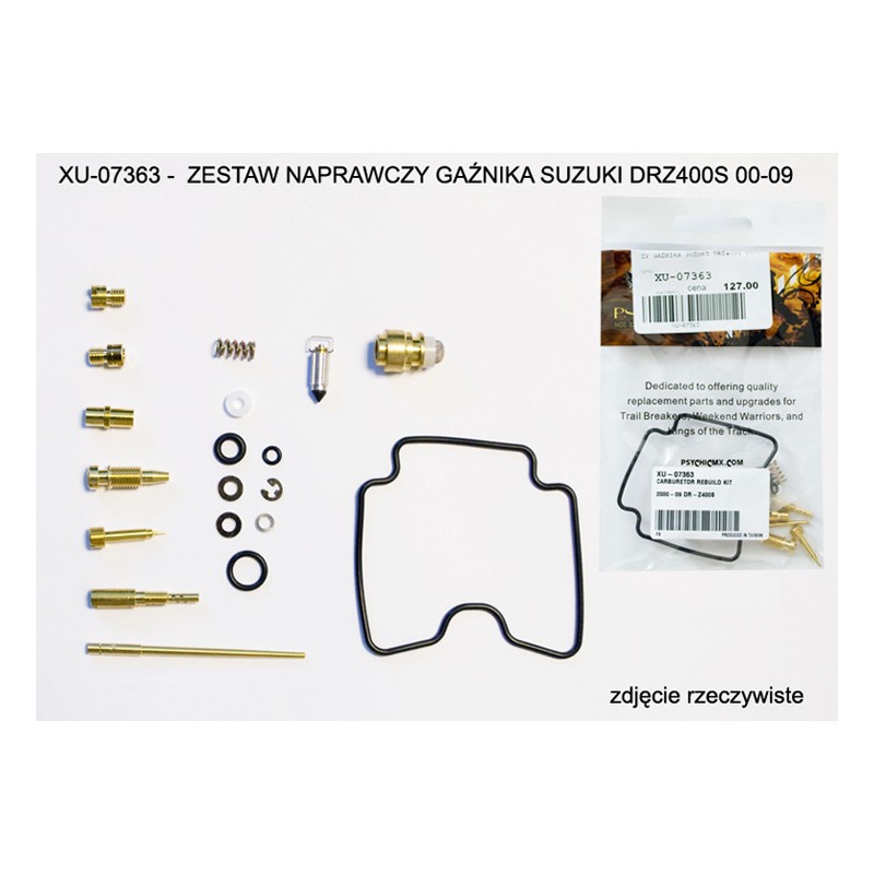 Psychic Zestaw Naprawczy Gaźnika Suzuki DRZ400S 00-09 (26-1107) - Sklep Moto