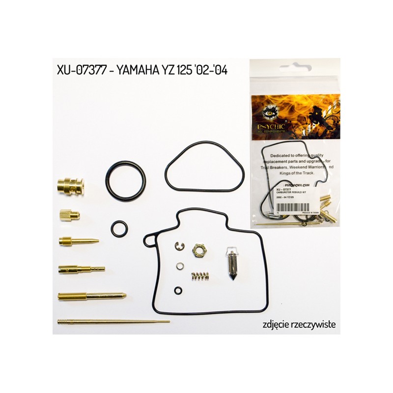 Psychic Zestaw naprawczy gaźnika Yamaha YZ 125 '02-'04 (26-1148)