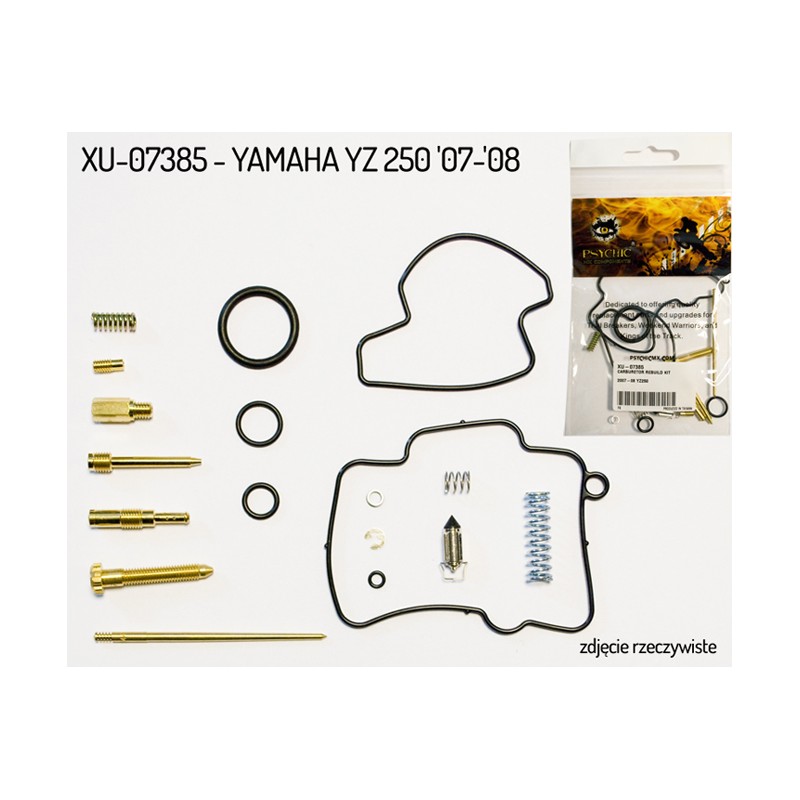 Psychic Zestaw Naprawczy Gaźnika Yamaha YZ 250 '07-'08 (26-1205) - Sklep Moto