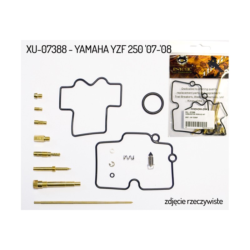 Naprawczy zestaw gaźnika do Yamaha YZF 250 '07-'08 (26-1278), (26-1275)