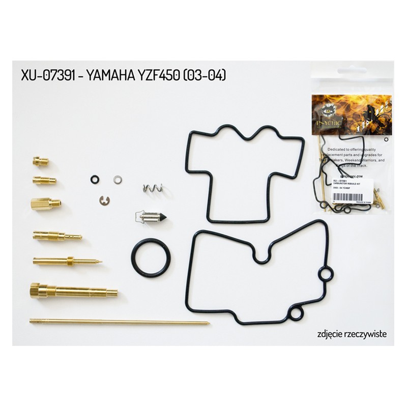 Psychic Zestaw Naprawczy Gaźnika Yamaha YZF 450 '03-'04 (26-1272)
