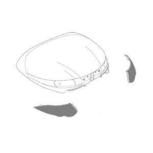 KAPPA ŚWIATEŁKO ODBLASKOWE (BIAŁE) DO KUFRA K56NT - odblask do samochodu