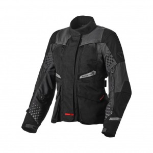 MACNA WYPRZEDAŻ KURTKA DAMSKA FUSOR LADIES MOTORCYCLE JACKET BLACK XL