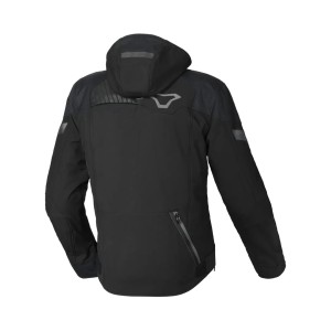 MACNA WYPRZEDAŻ KURTKA Z KAPTUREM TRAFFIQ MOTORCYCLE JACKET BLACK KOLOR CZARNY ROZMIAR L