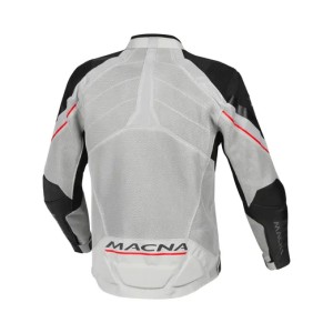 MACNA WYPRZEDAŻ KURTKA FOXTER MOTORCYCLE JACKET LIGHT GREY/BLACK KOLOR JASNY SZARY/CZARNY ROZMIAR L