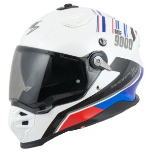Kask SCORPION DUAL ENDURO ADF-9000 Air Desert White/Blue/Red - Rozmiar M