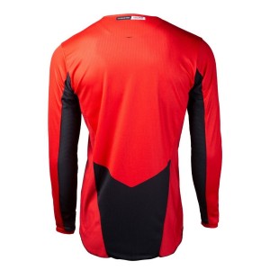 Koszulka motocyklowa 111 RACING REDRISK czerwono-biała-czarna S