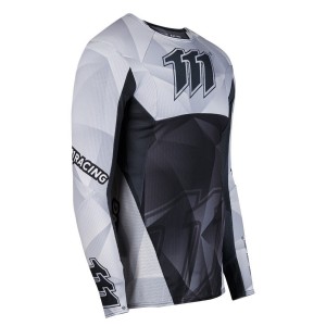 Koszulka moto 111.1 - Razor Black XXL - Wyprzedaż