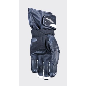FIVE GLOVES RĘKAWICE SKÓRZANE RFX4 EVO KOLOR CZARNY/BIAŁY ROZMIAR 9 (M)