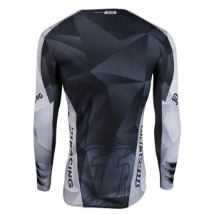 Koszulka moto 111.1 - Razor Black XXL - Wyprzedaż