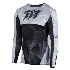 Koszulka moto 111.1 - Razor Black XXL - Wyprzedaż