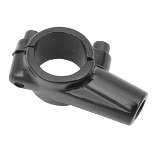 EMGO 2025/02 UCHWYT LUSTERKA Z OBEJMĄ NA KIEROWNICĘ 22MM (7/8") KOLOR CZARNY (OTWÓR 10MM)