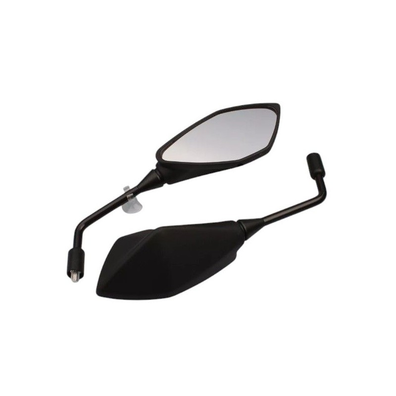 Lusterko EMGO 2025/02 do Kawasaki Z 800 '16-18, Z 900 '17-18, KLE 300 Versys X '17-18 PRAWE (OEM: 56001-0300) KOLOR CZARNY