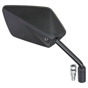 Lusterko EMGO 2025/02 do Kawasaki Z 125 PRO '14-'16 Prawe (OEM: 56001-0313) - Czarny (Wzór Oryginału) (Homologacja)