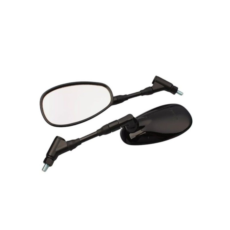 EMGO 2025/02 LUSTERKO YAMAHA XSR 900 '16-'18 PRAWE (OEM: 1B3-26290-20) KOLOR CZARNY (WZÓR ORYGINAŁU) (HOMOLOGACJA)