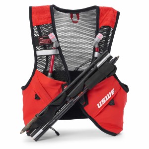 USWE Kamizelka do biegania Pace 2L rozmiar L czerwono czarna