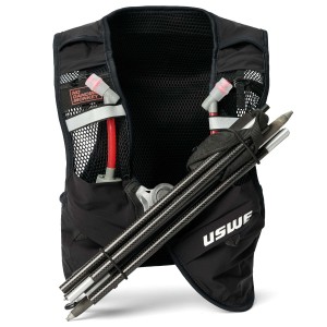 USWE Kamizelka do biegania Pace 8L Rozmiar M Czarna