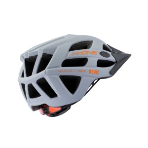 Kask rowerowy MTB Kenny Racing K-One szary/pomarańczowy S/M
