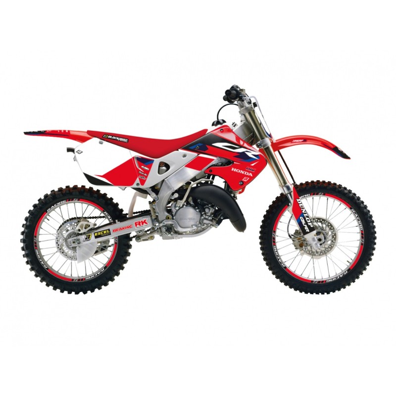 Komplet naklejek Blackbird do Honda CR 125R '98-'99, CR 250R '97-'99 Dream 5 kolor czerwony czarny