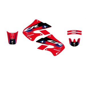 Komplet naklejek Blackbird do Honda CR 125R '98-'99, CR 250R '97-'99 Dream 5 kolor czerwony czarny