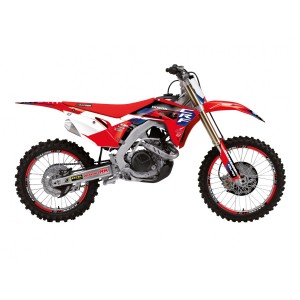 BLACKBIRD KOMPLET NAKLEJEK (OKLEIN) HONDA CRF 250R '18-'21, CRF 450R '17-'21, CRF 450X '17-'24 DREAM 5 KOLOR CZERWONY CZAR