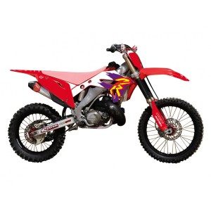 BLACKBIRD KOMPLET NAKLEJEK (OKLEIN) HONDA CR 125R '02-'07, CR 250R '02-'07 RETRO (RESTYLING POLISPORT '22)