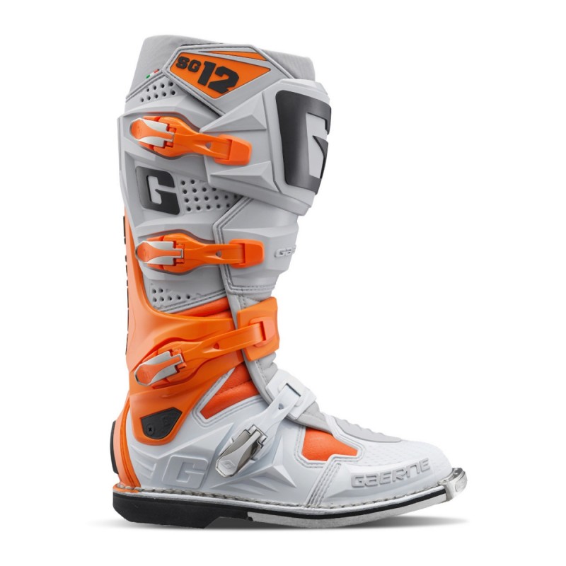 Gaerne Buty Cross/Enduro Model SG-12 White/Orange/Grey - Rozmiar 48