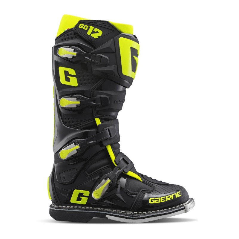 Buty cross/enduro Gaerne SG-12 czarno-żółte rozmiar 44