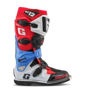 Buty cross/enduro Gaerne SG-12 Realm czerwono-niebiesko-biało-czarne rozmiar 42