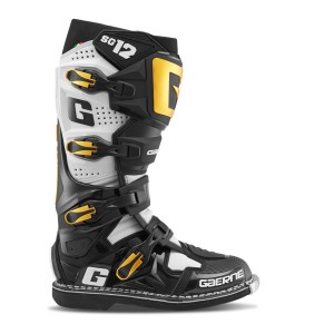 Buty cross/enduro Gaerne SG-12 Luxe czarno-białe-złote rozmiar 41