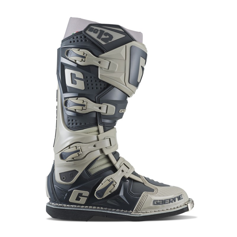 Gaerne Buty Cross/Enduro Model SG-12 Stone Grey - Szary/Czarny - Rozmiar 47