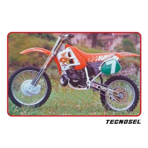 Naklejki TECNOSEL (BLACKBIRD) do Honda CR 125/250 \'90-\'92 - Kolor Pomarańczowy