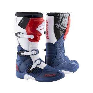 Buty cross/enduro Kenny Racing Track Patriot niebieskie/białe/czerwone rozmiar 40