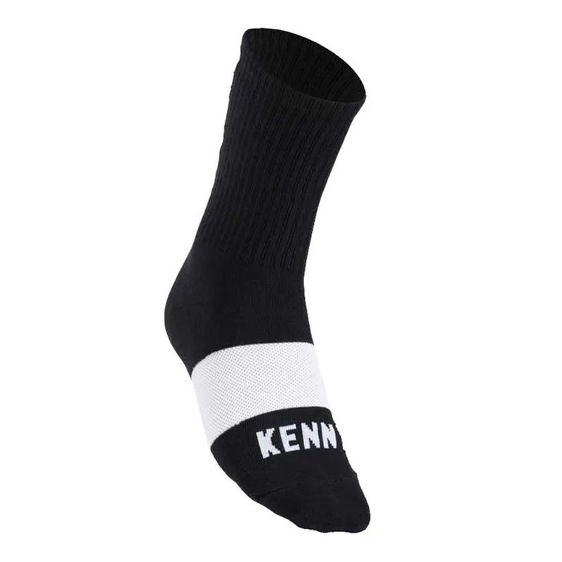 Skarpety KENNY RACING BLACK - rozmiar 43/46, kolor czarny/biały