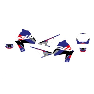 BLACKBIRD KOMPLET NAKLEJEK (OKLEIN) YAMAHA PW 80 '96-'19 DREAM 5 KOLOR NIEBIESKI CZARNY